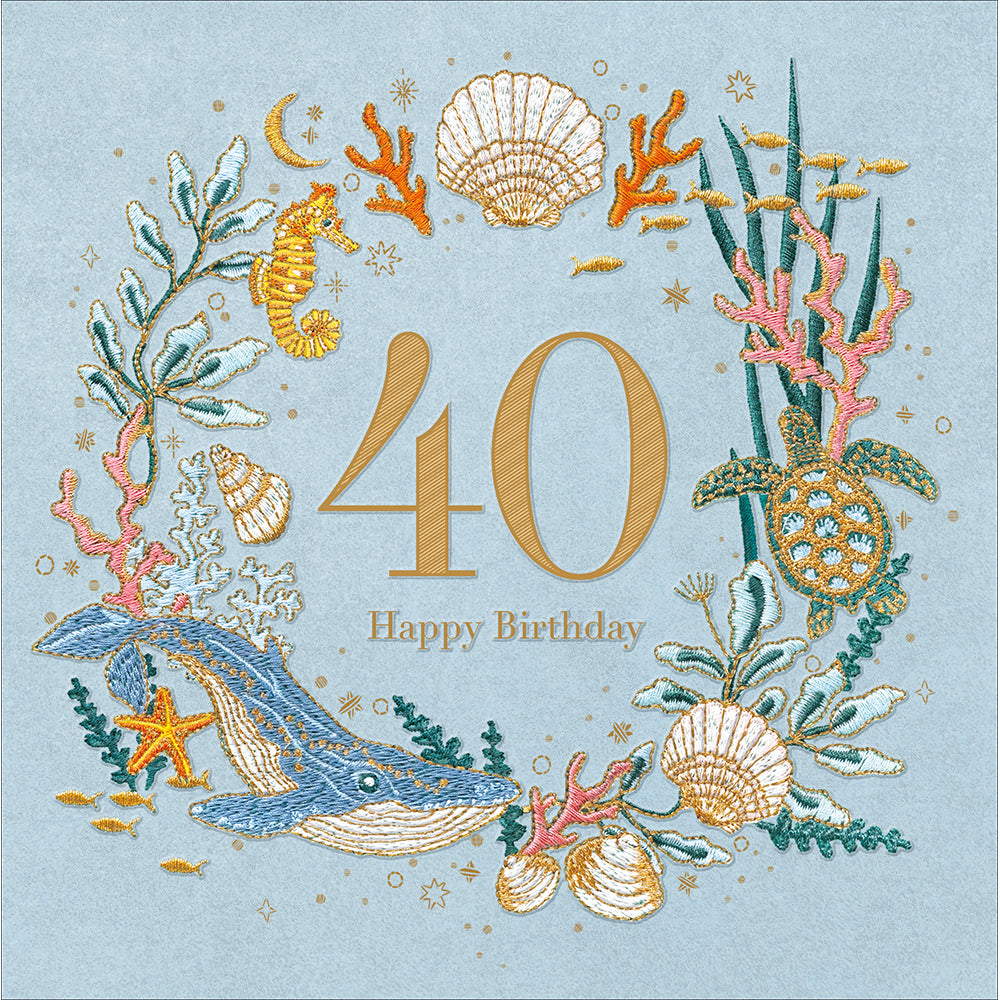 World Ocean 40th Birthday Card