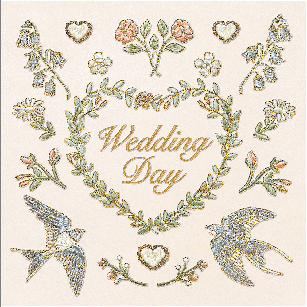 Earth Goddess Wedding Day Card