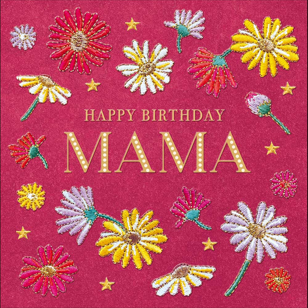 Floral Mama Birthday Card