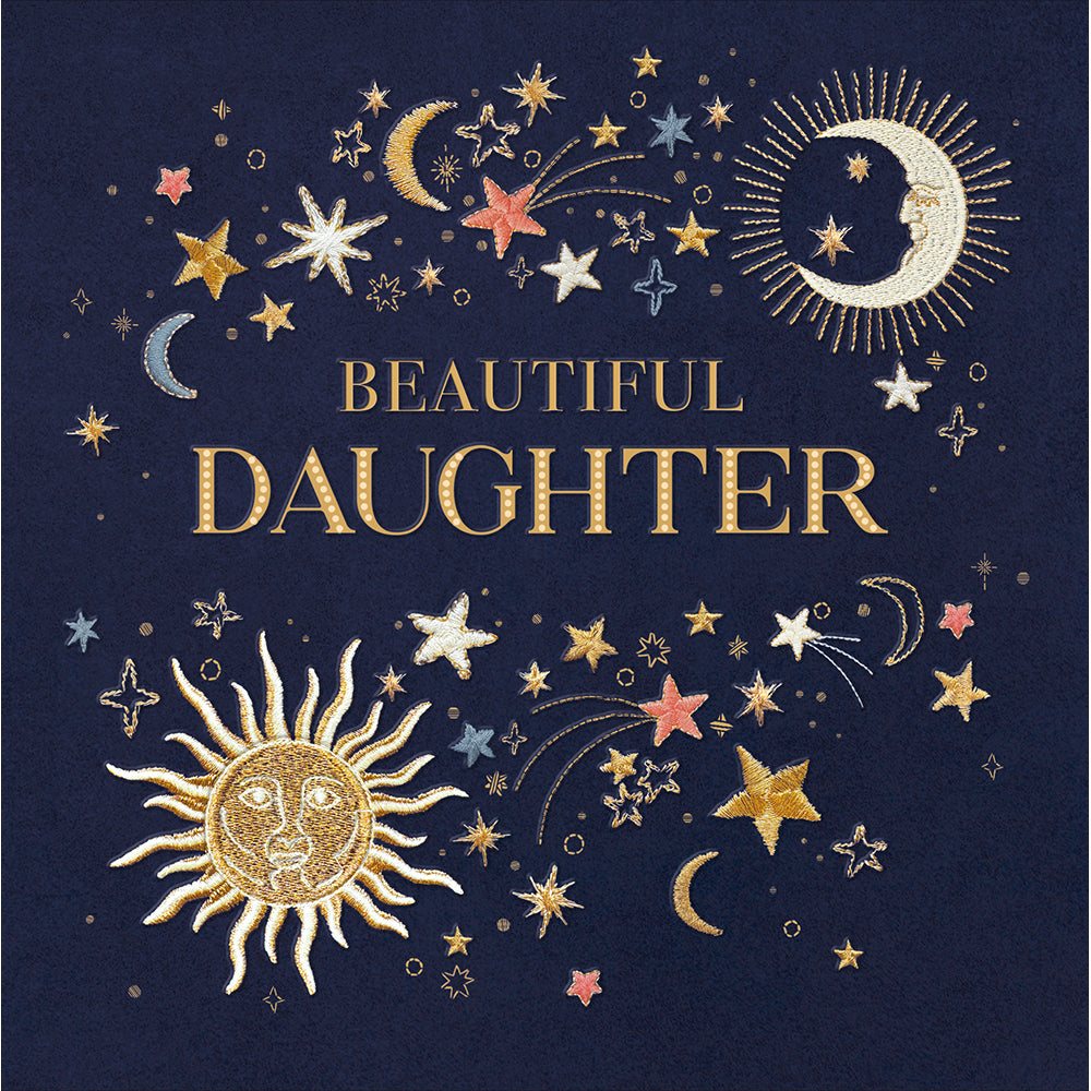 Celestial Daughter Birthday Card