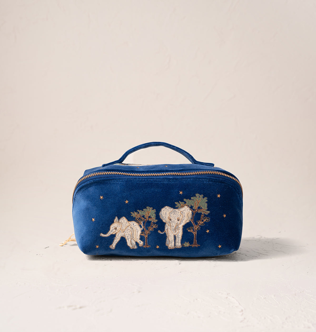 Baby Elephant Conservation Open Flat Makeup Bag