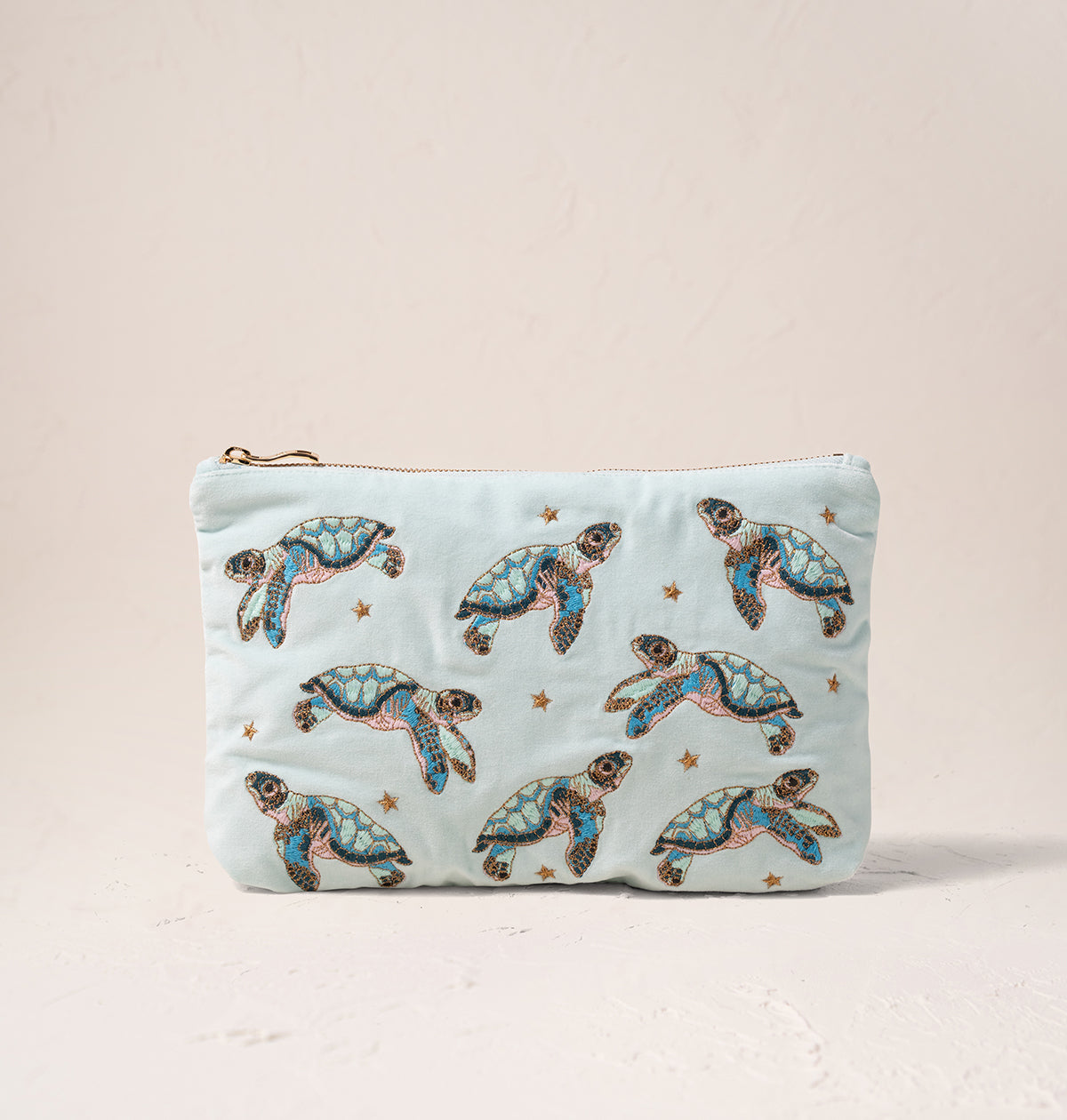 【Elizabeth Scarlett】タートル ベルベット ポーチ Baby Turtle Conservation Everyday Pouch – Elizabeth Scarlett