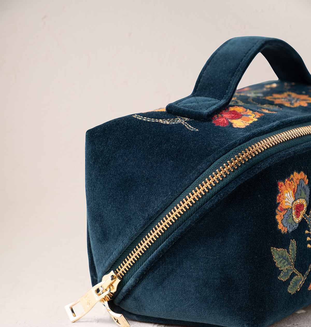 Botanical Garden Open Flat Makeup Bag