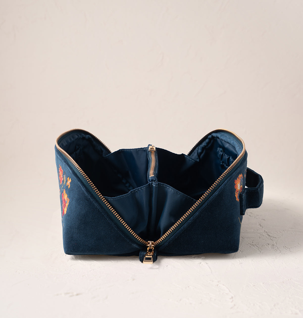 Botanical Garden Open Flat Makeup Bag