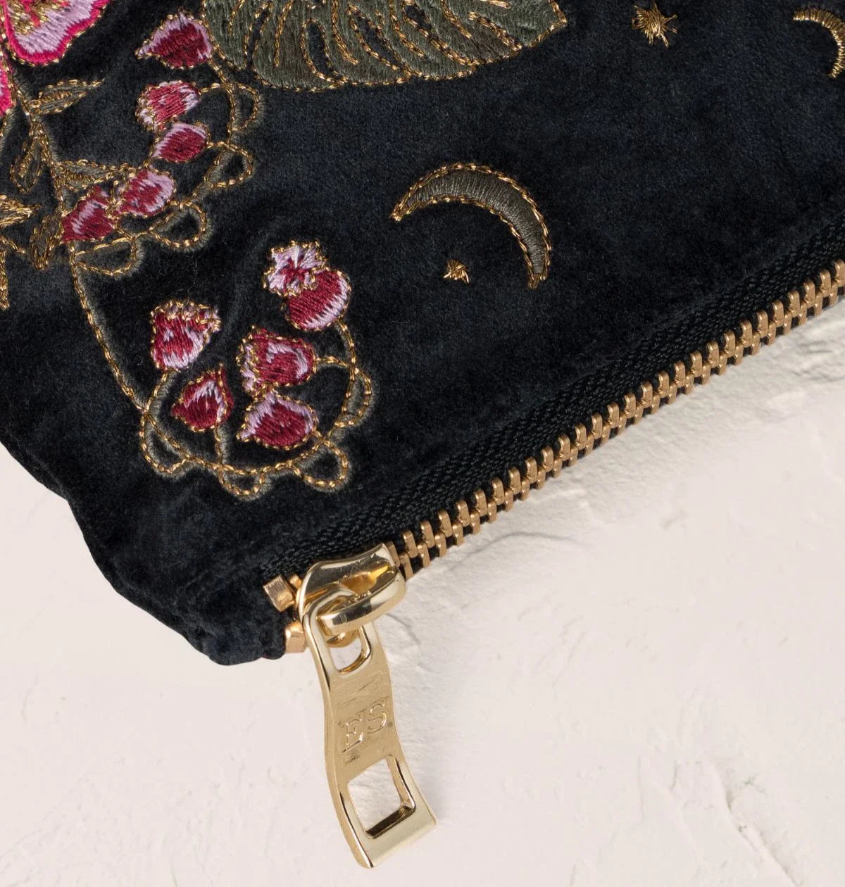 Celestial Leopard Velvet Everyday Pouch
