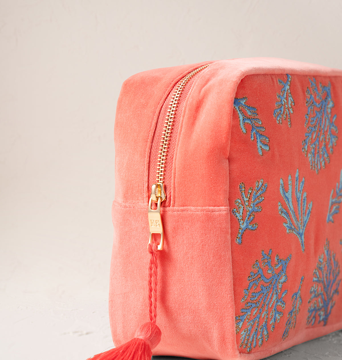 Coral Wash Bag