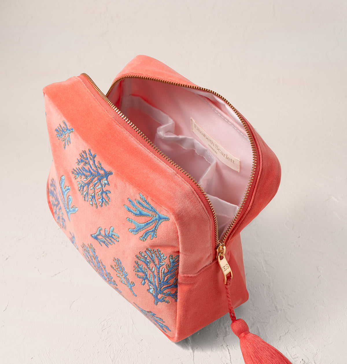 Coral Wash Bag