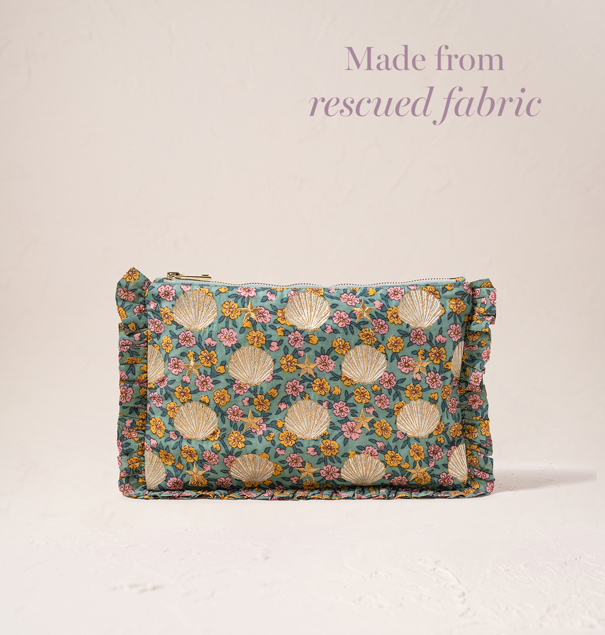 Rebirth Shells Frill Pouch – Elizabeth Scarlett Rebirth Shells Frill Pouch – Elizabeth Scarlett