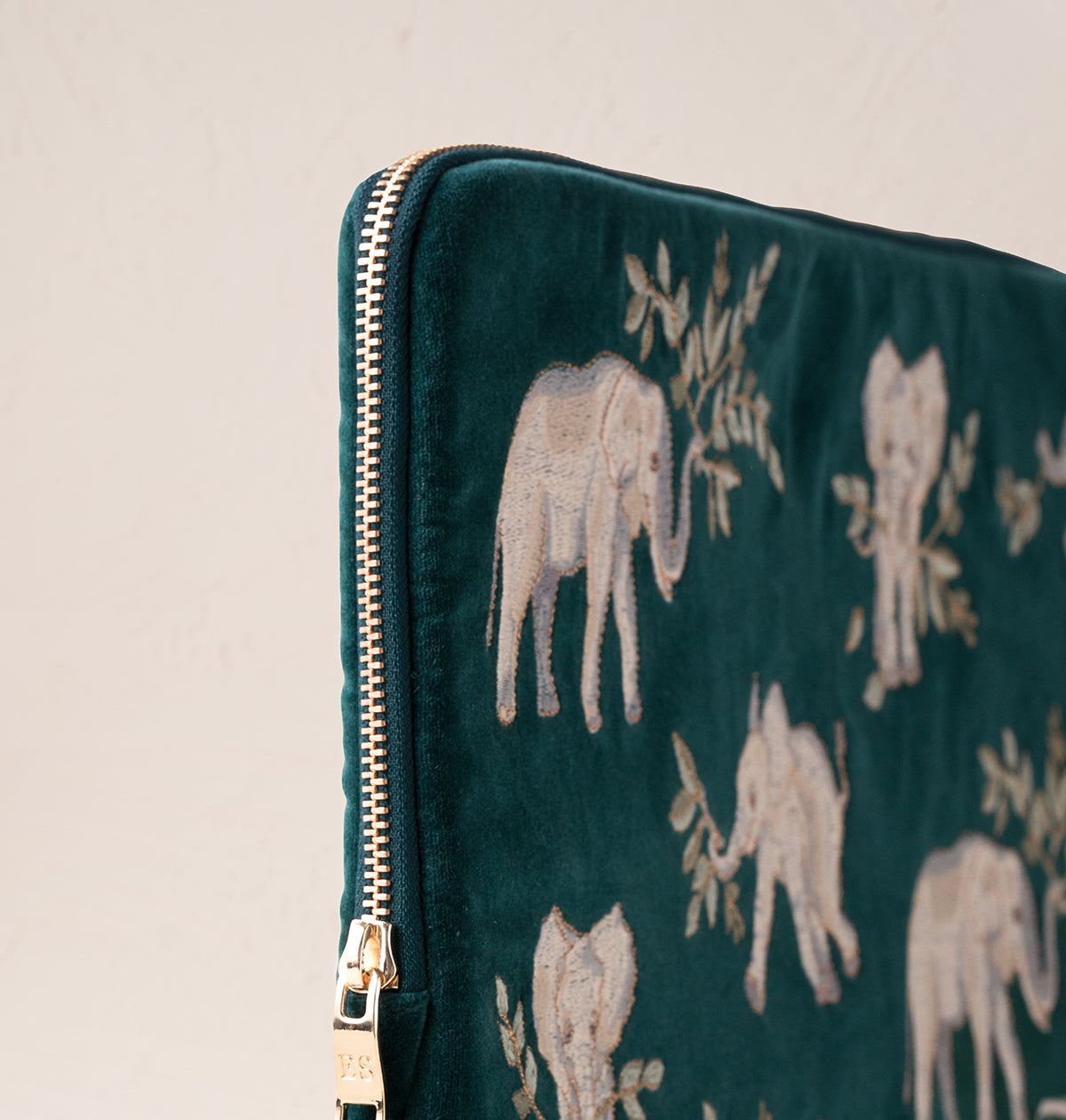 Elephant Herd Laptop Case Large