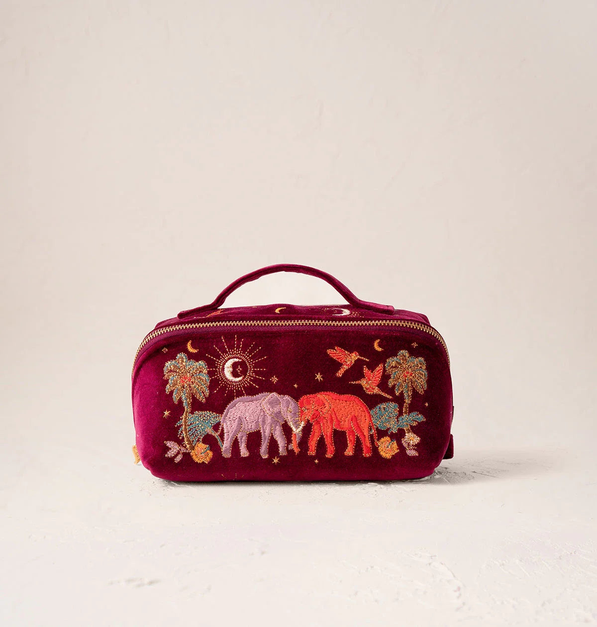 Enchanted Elephant Open Flat Makeup Bag – Elizabeth Scarlett