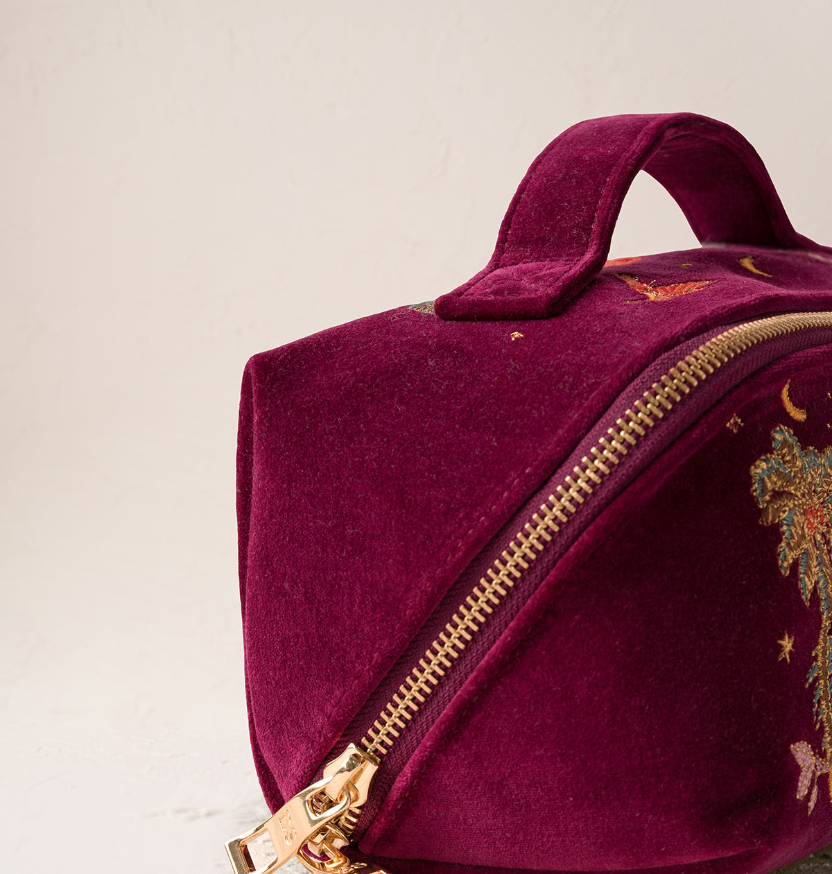 Enchanted Elephant Open Flat Makeup Bag