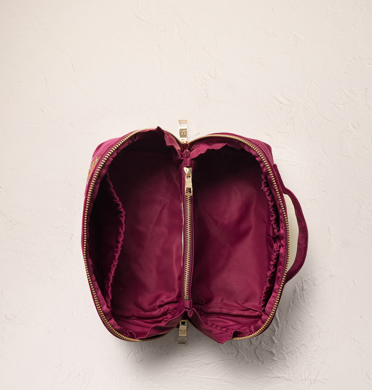 Enchanted Elephant Open Flat Makeup Bag