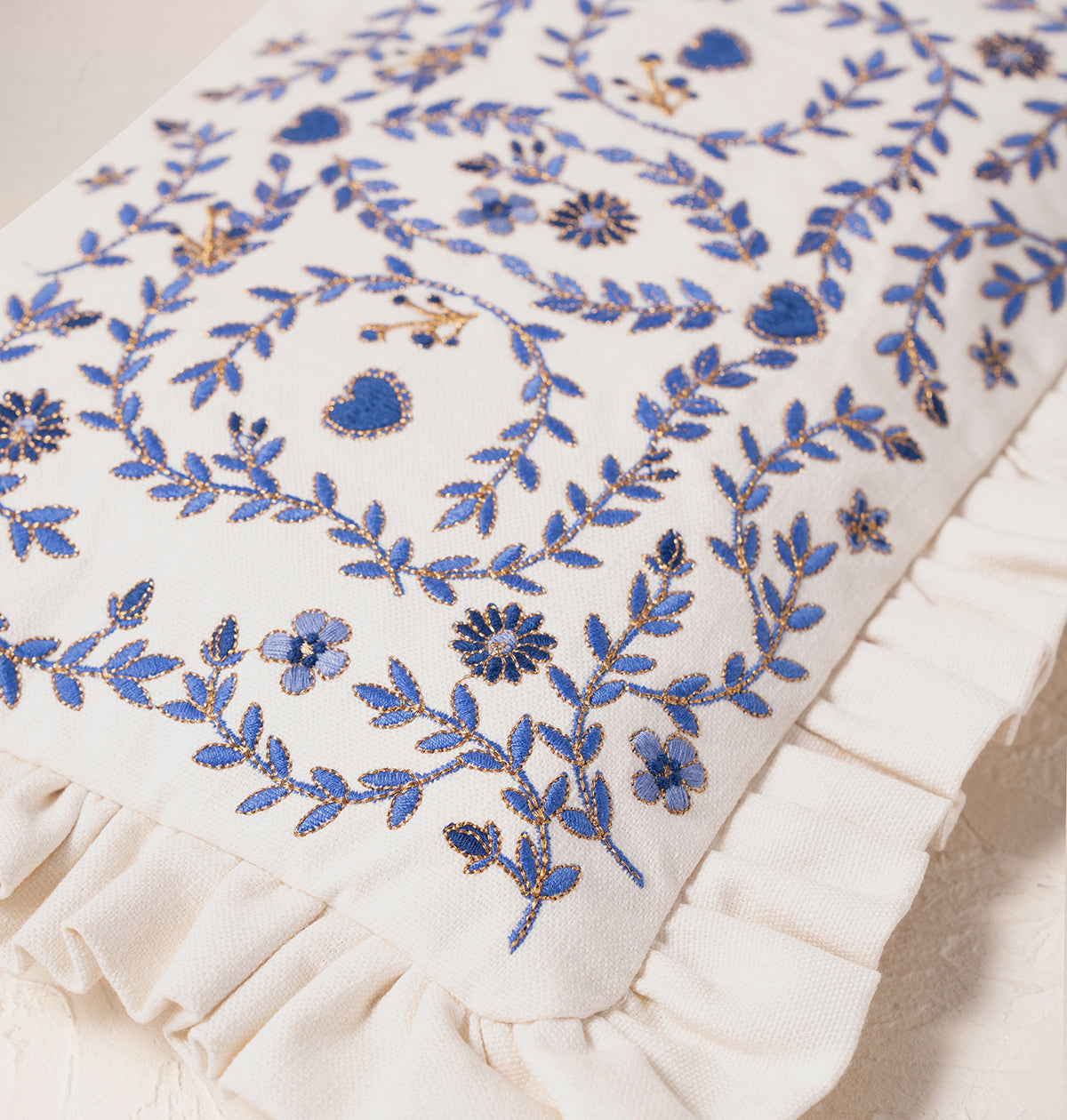 Mediterranean Garden Frill Pouch