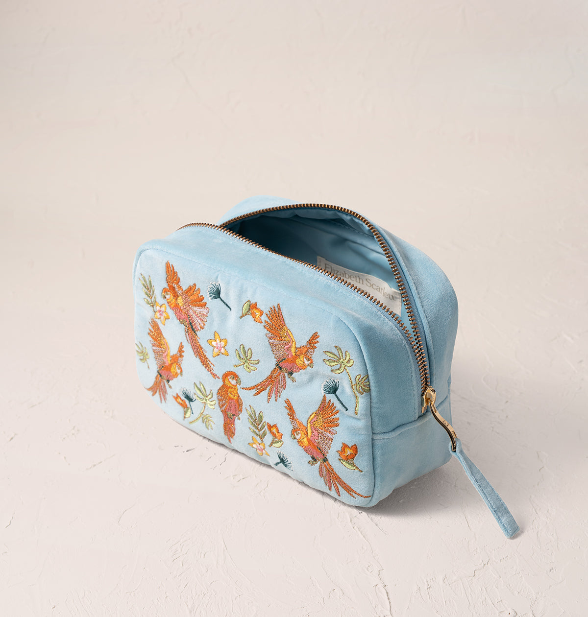 Flying Parrots Makeup Bag