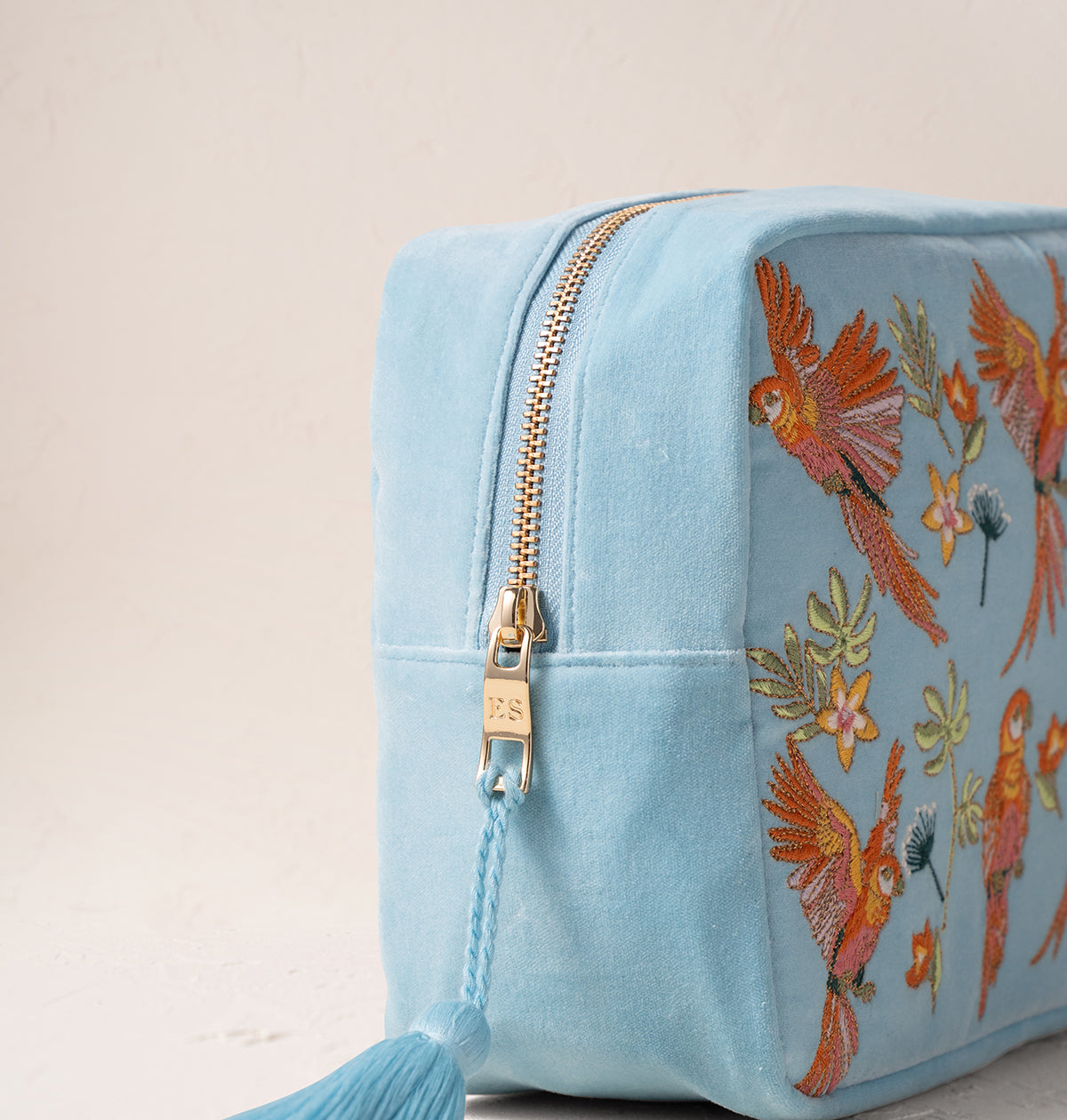 Flying Parrots Wash Bag