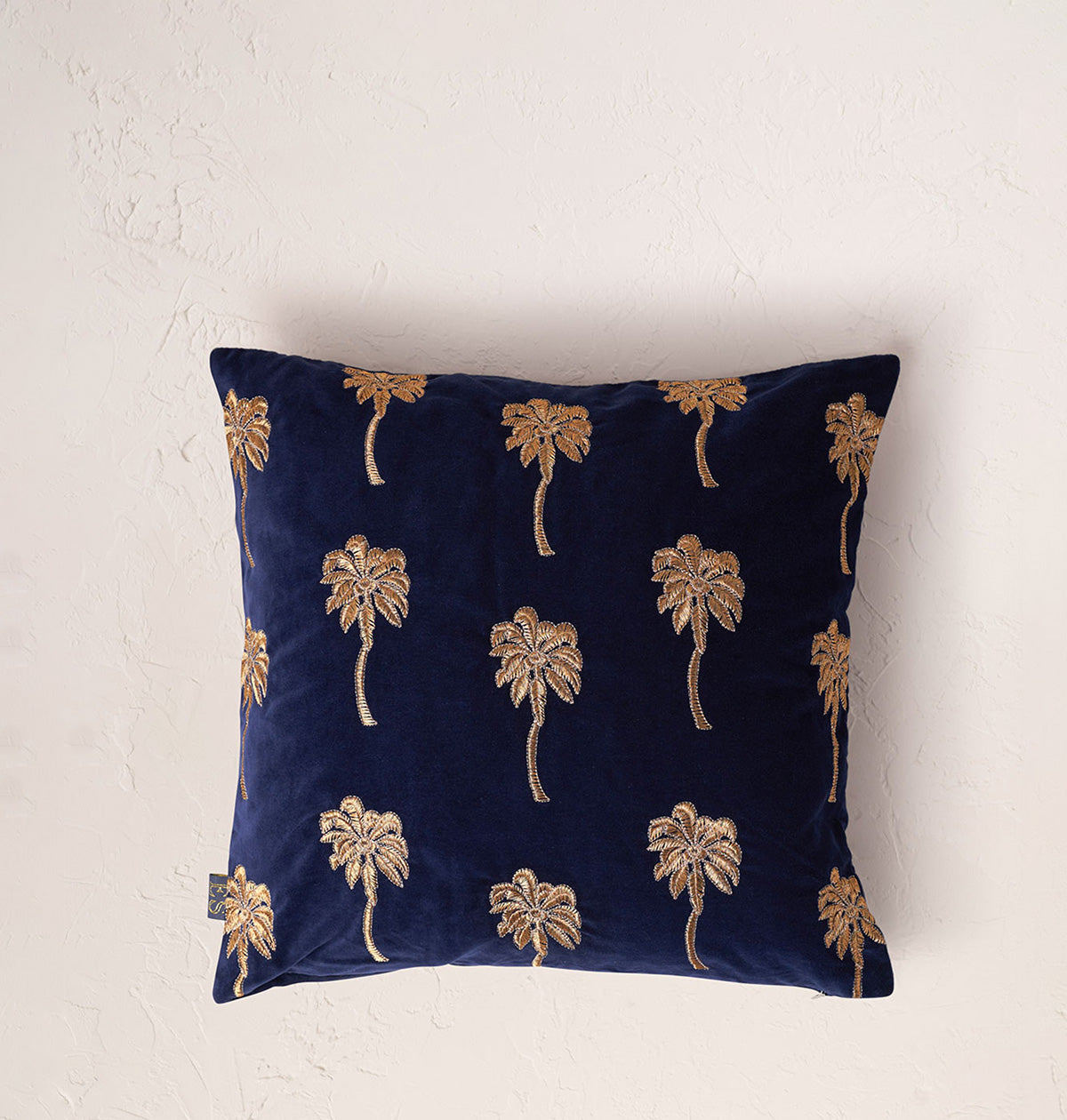 Gold Palm Cushion Cover