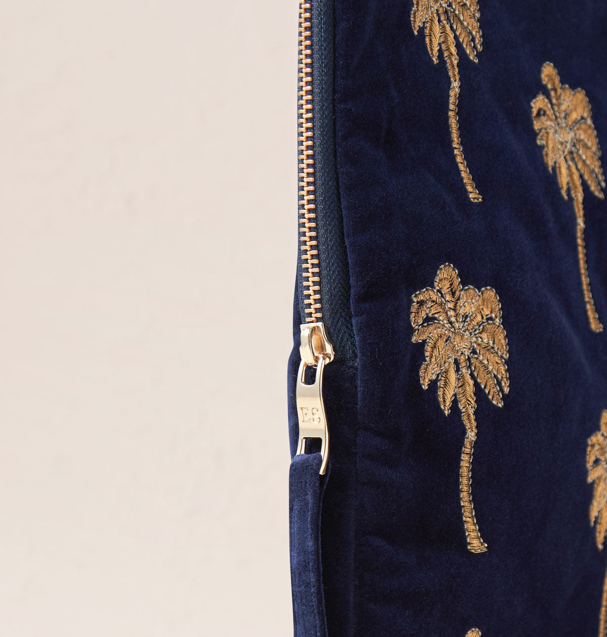 Gold Palm Laptop Case Large