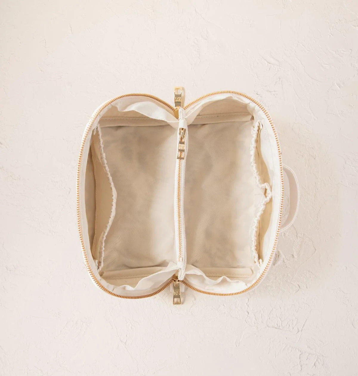 Lemon Garden Open Flat Makeup Bag