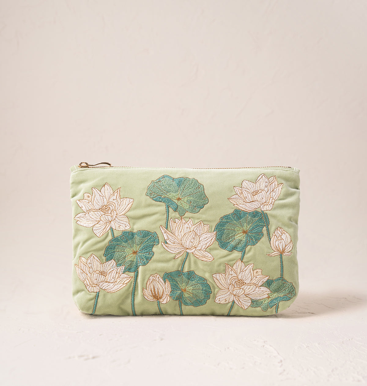 【Elizabeth Scarlett】ロータス ベルベット エブリデイポーチ Lotus Everyday Pouch – Elizabeth Scarlett