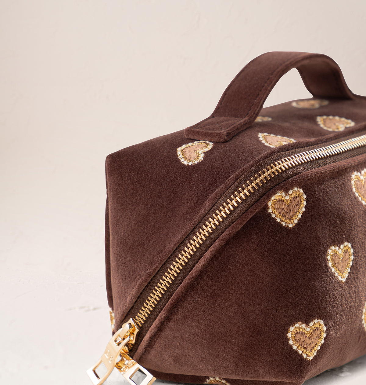 Love Hearts Open Flat Makeup Bag