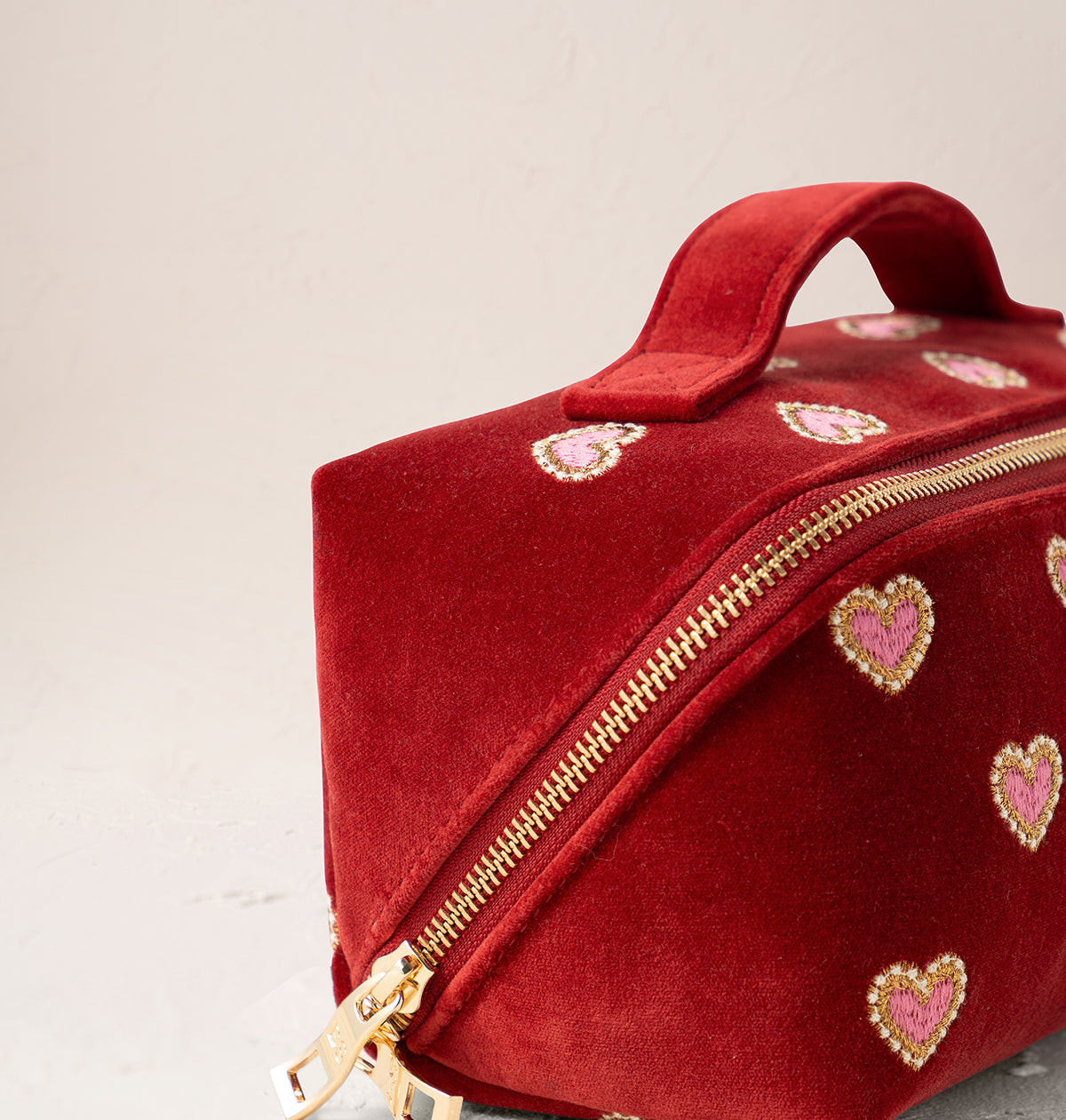 Love Hearts Open Flat Makeup Bag