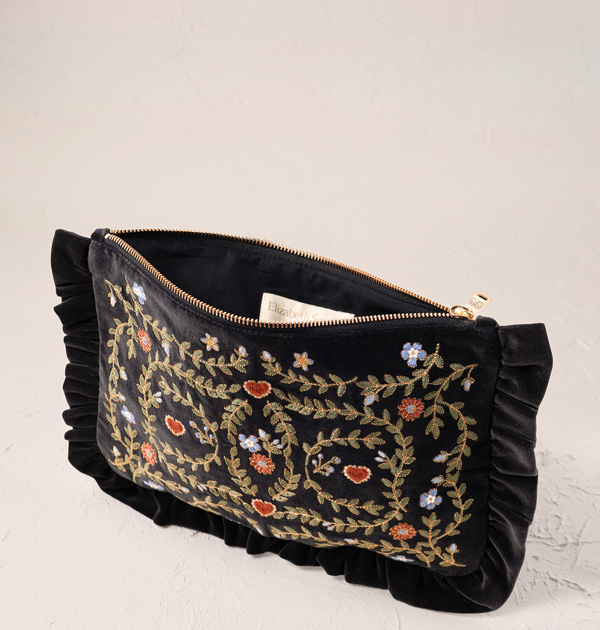 Mediterranean Garden Frill Pouch