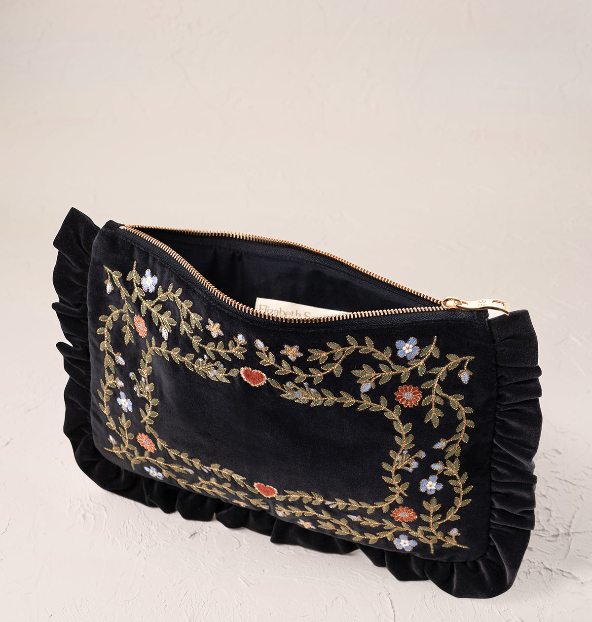 Mediterranean Garden Frill Pouch