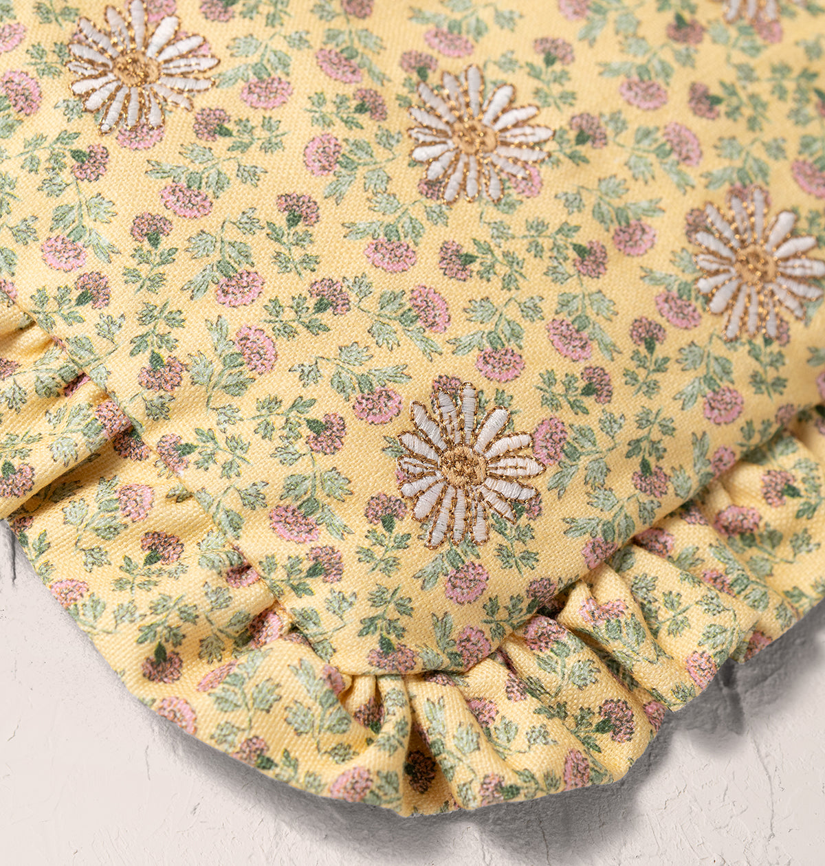 Buttercup Meadow Frill Pouch