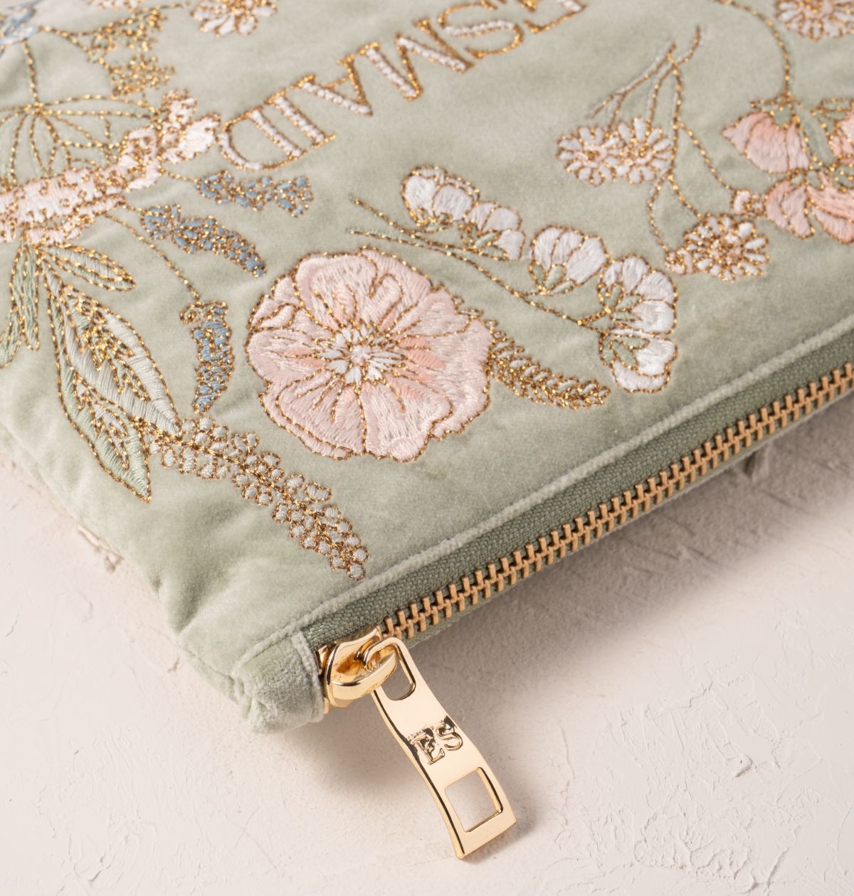 Pressed Flowers Bridesmaid Mini Pouch