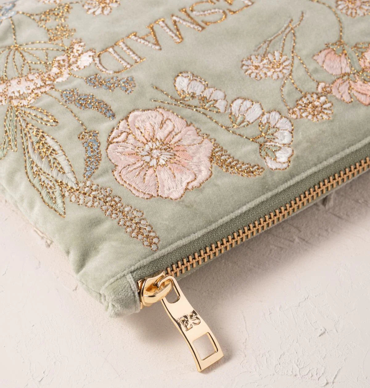 Pressed Flowers Bridesmaid Mini Pouch
