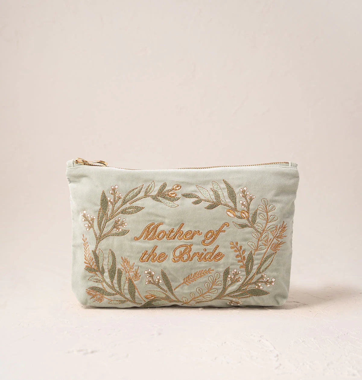 Pressed Flowers Mother of the Bride Everyday Pouch – Elizabeth