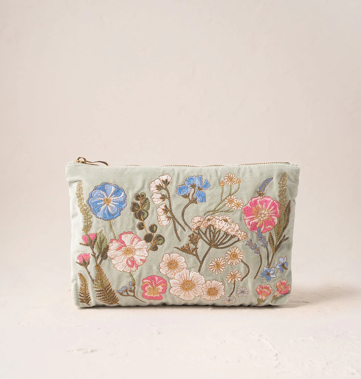 Pressed Flowers Everyday Pouch – Elizabeth Scarlett