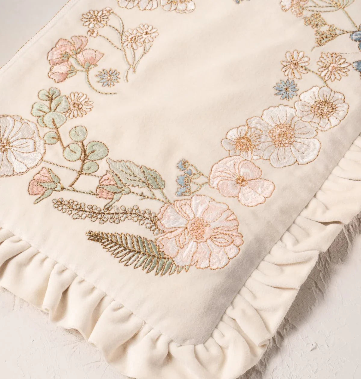 Pressed Flowers Full Name Everyday Pouch