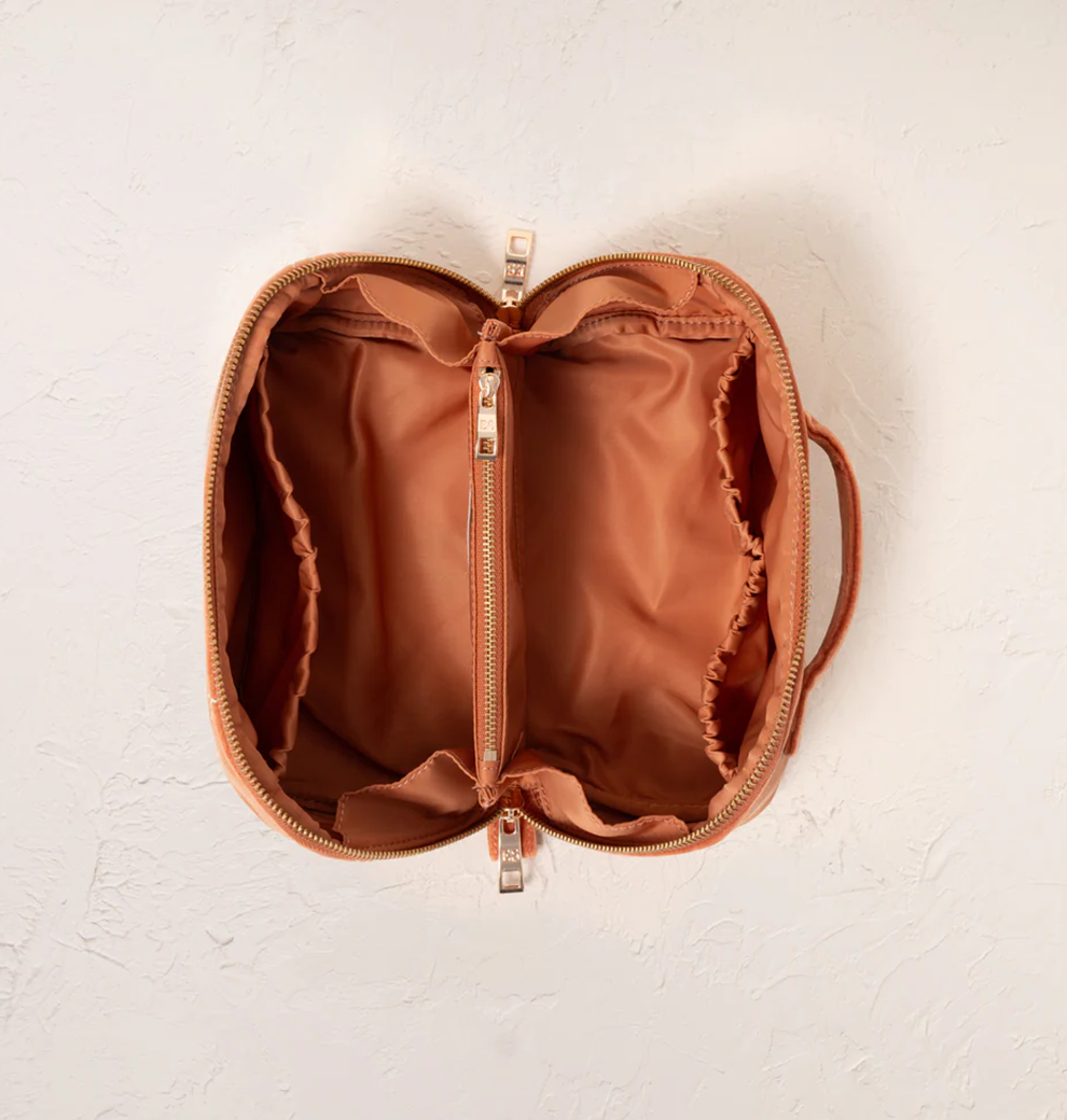 Sun Goddess Open Flat Makeup Bag