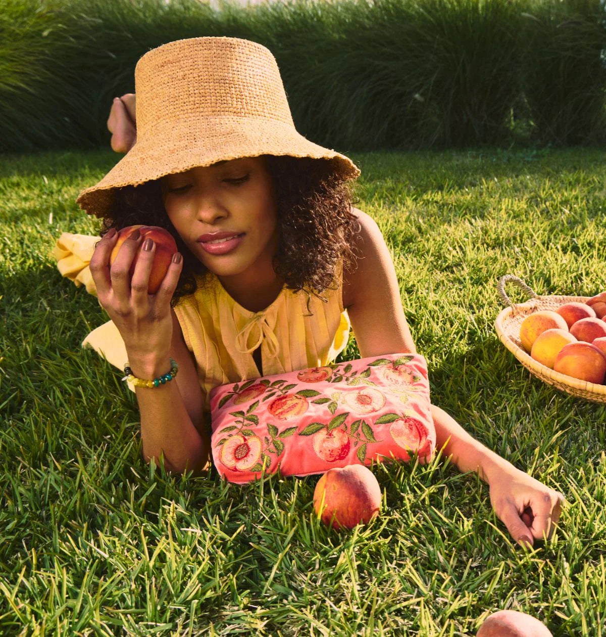 Summer Peach Everyday Pouch