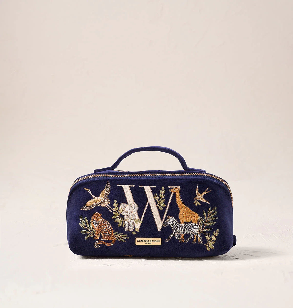 Safari Alphabet Open Flat Makeup Bag