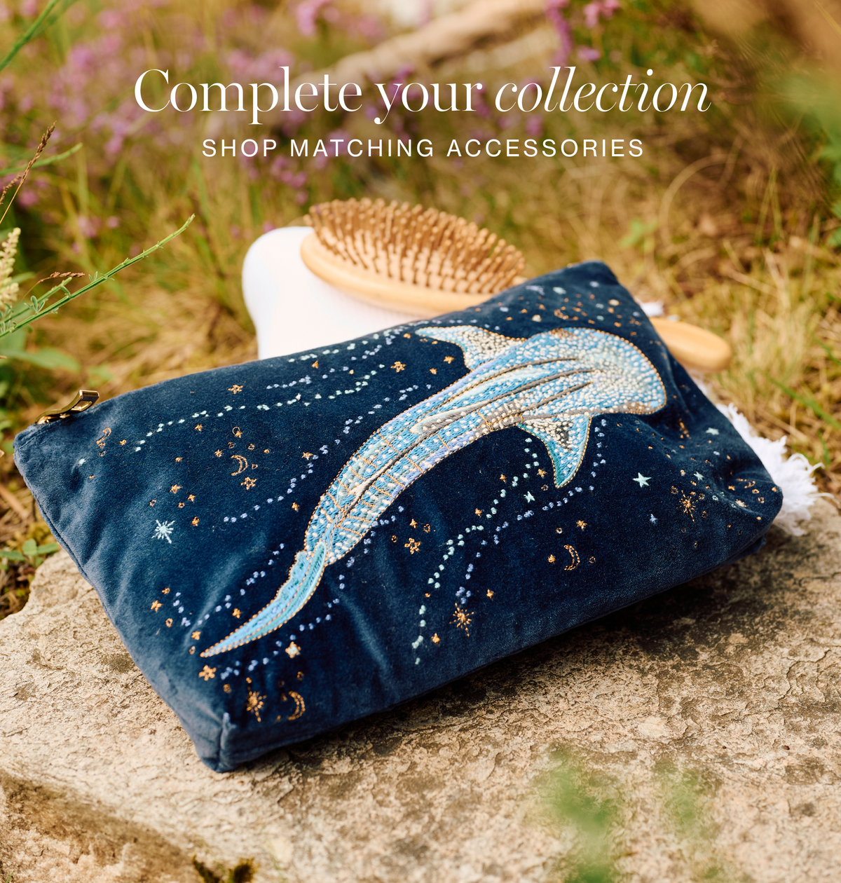 Celestial Whale Shark Wash Bag