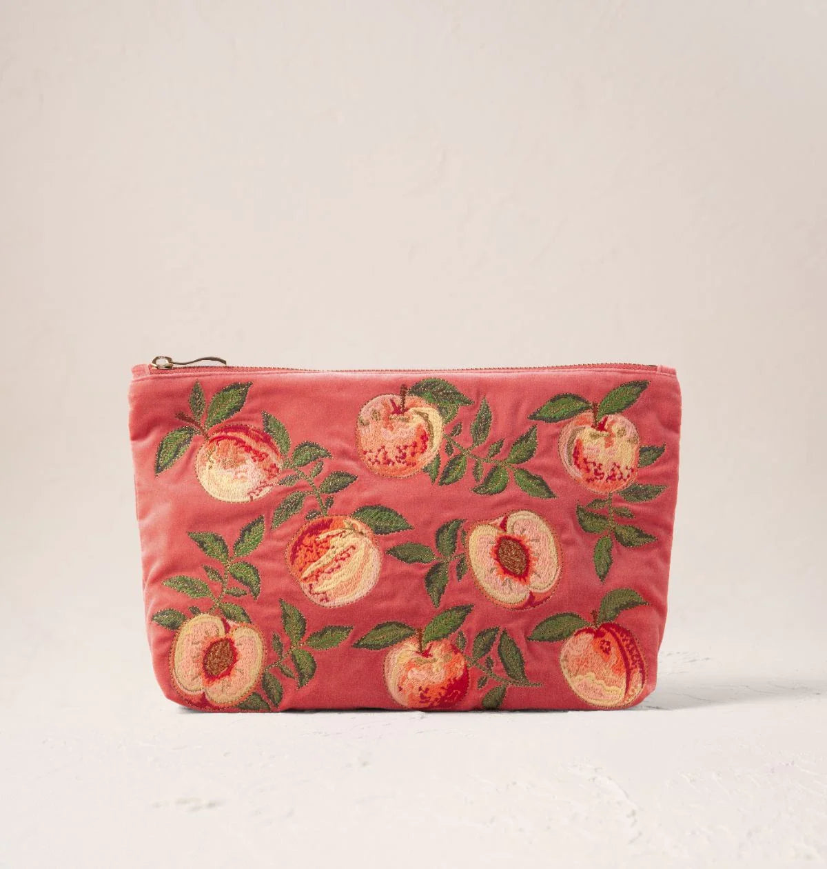Summer Peach Everyday Pouch in Spiced Coral | Elizabeth Scarlett