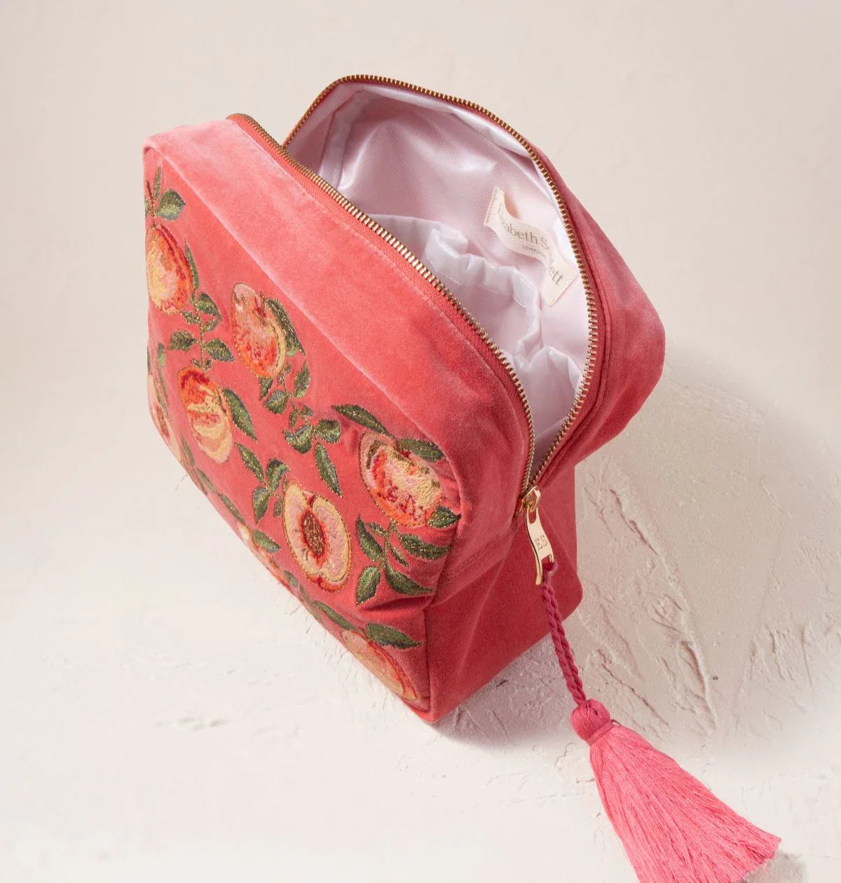 Summer Peach Wash Bag