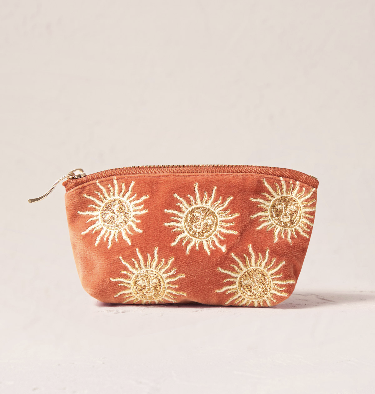 Sun Goddess Luxury White Coin Purse Buy Cotton Made Pouches Elizabeth Scarlett