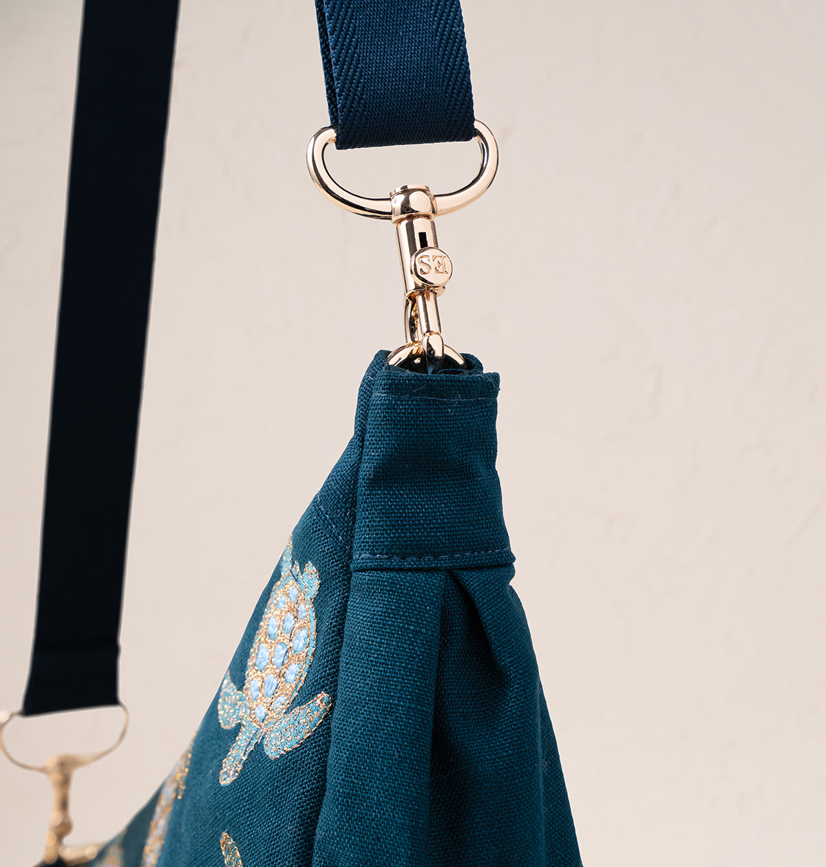 Turtle Conservation Canvas Crossbody Sling Bag