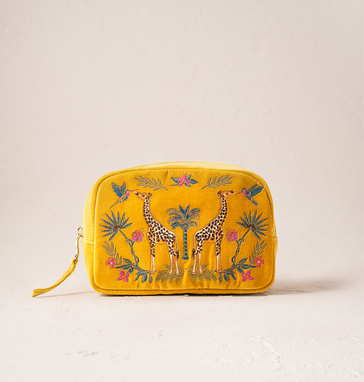 Wild Giraffe Palm Makeup Bag