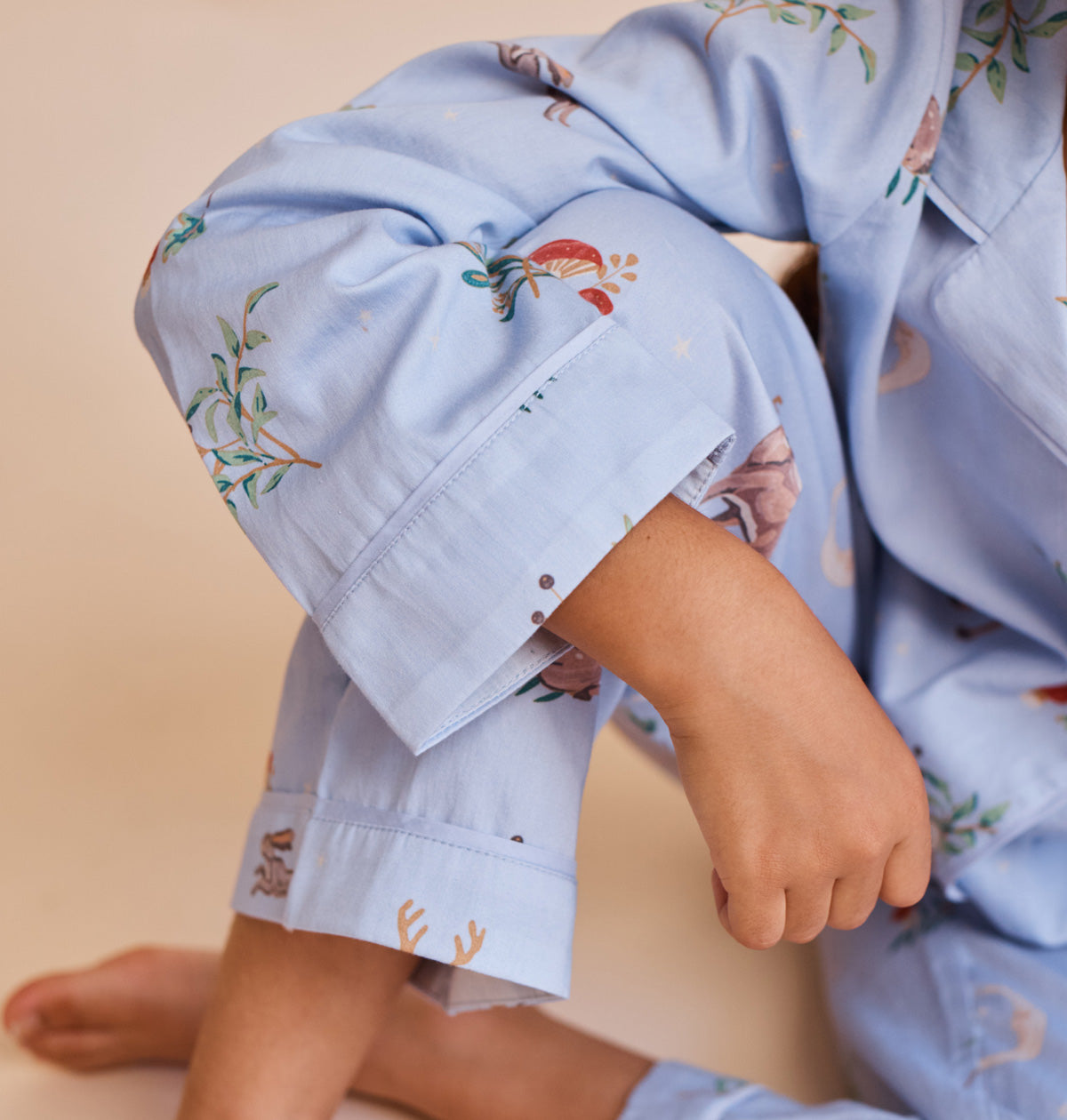 Kids' Cotton Sateen Enchanted Woodland Pajamas