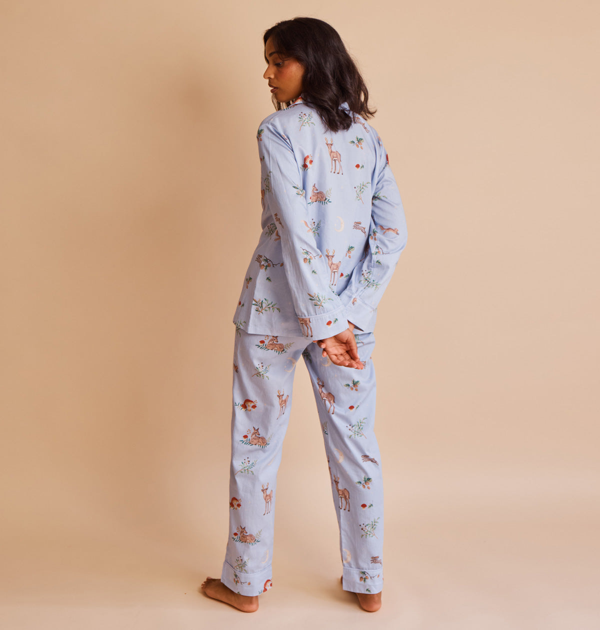 Cotton Sateen Enchanted Woodland Pajamas