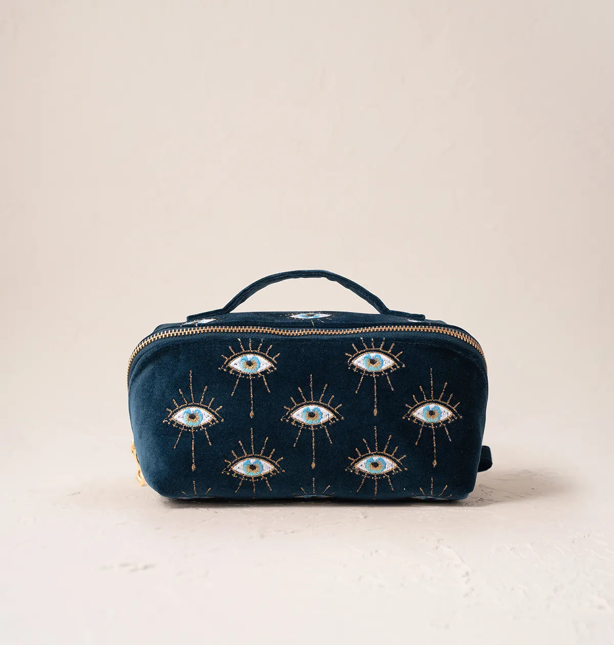 Mystical Eye Open Flat Makeup Bag