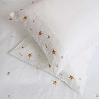 Soft Cotton Sateen Bed Linen Made Constellations Pillowcase: Elizabeth Scarlett 1