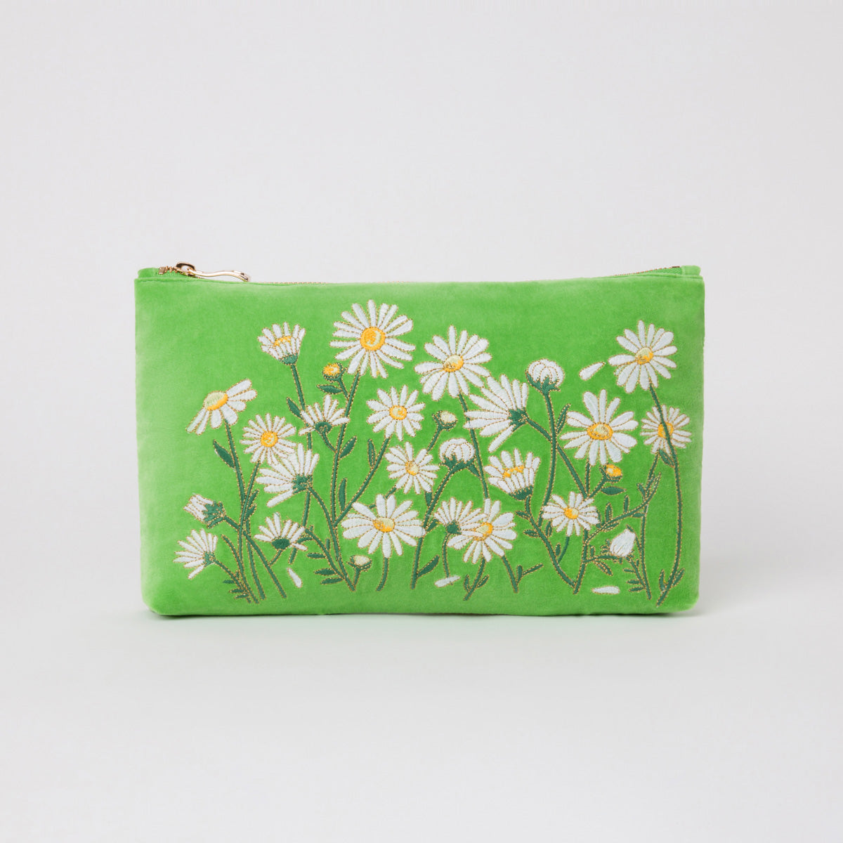 Doves of Peace Charcoal Velvet Everyday Pouch