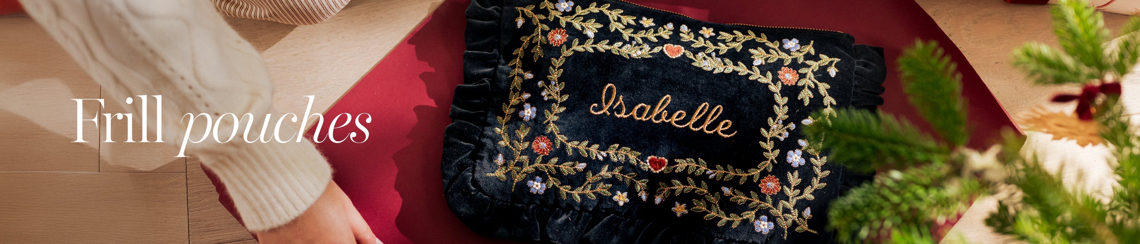 Frill Pouches
