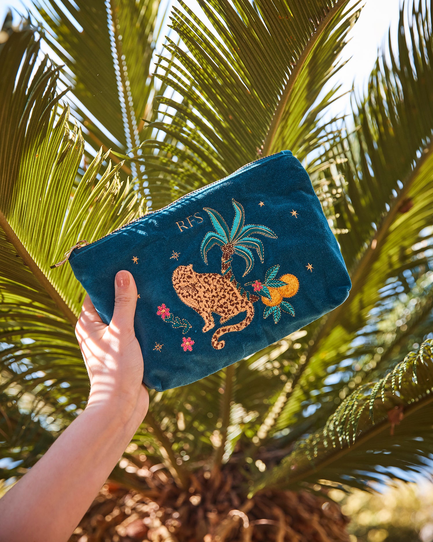 Tropical Jaguar Mini Pouch – Elizabeth Scarlett