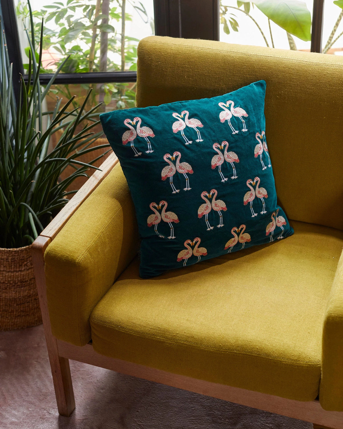 Flamingo Cushion Cover